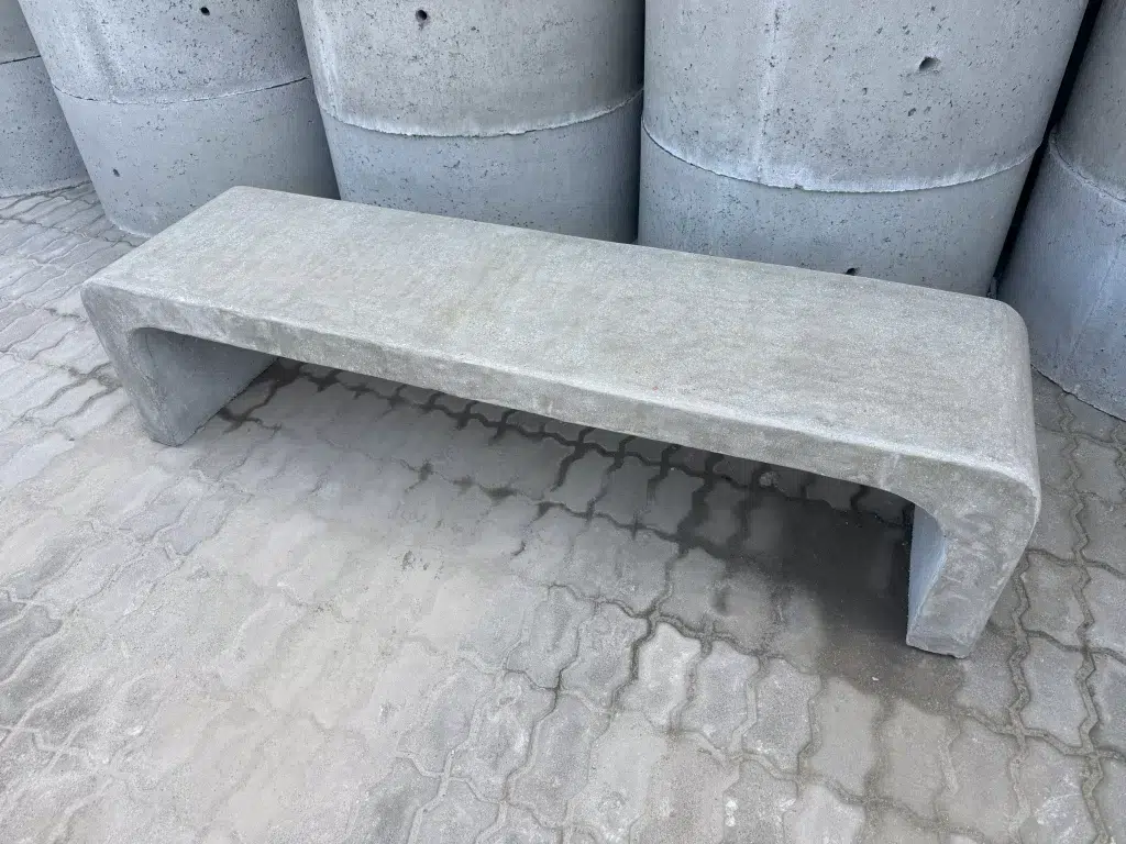 Banco curvo 200x50x10 cm