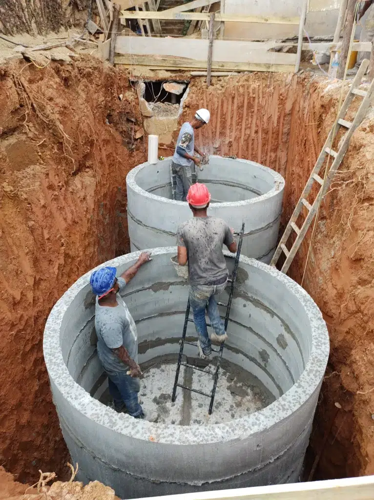 Sumidouro produzido pela Prisma Artefatos de Concreto
